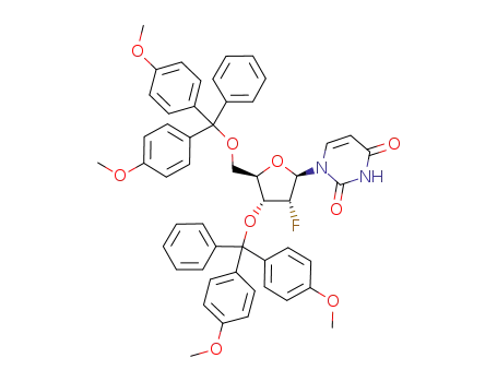 5',3'-bis-O-4,4'-dimethoxytrityl-2'-fluoro-2'-deoxyuridine