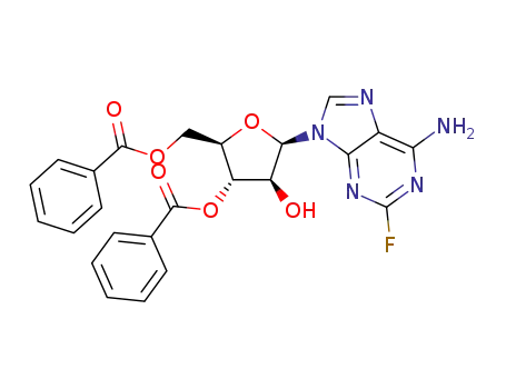 2-fluoro-9-(3,5-di-O-benzoyl-β-D-arabinofuranosyl)adenine