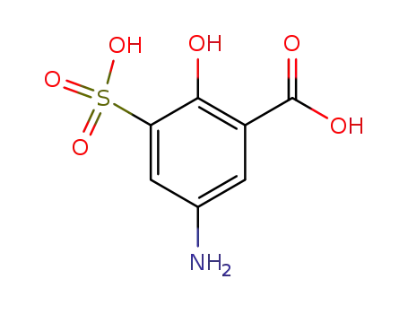 5-amino-2-hydroxy-3-sulfobenzoic acid